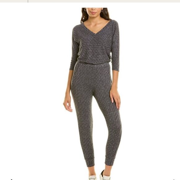Michael Stars Rex Off-The-Shoulder Jumpsuit - Picture 1 of 9